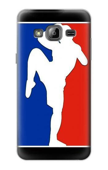 S2278 Muay Thai Kickboxing MMA Martial Art White Case For Samsung Galaxy J3 (2016)