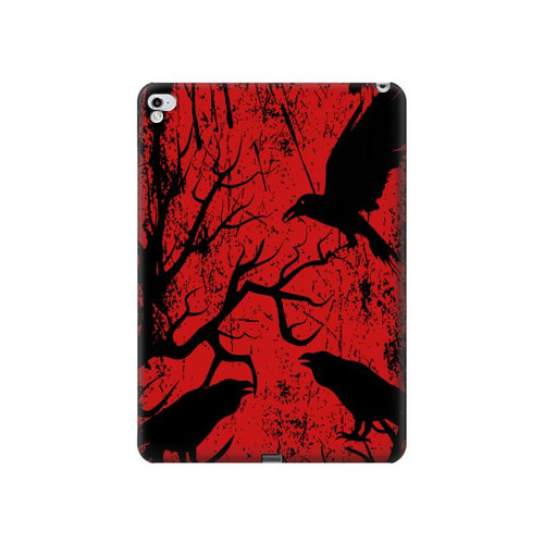 S3325 Crow Black Blood Tree Hard Case For iPad Pro 12.9 (2015,2017)