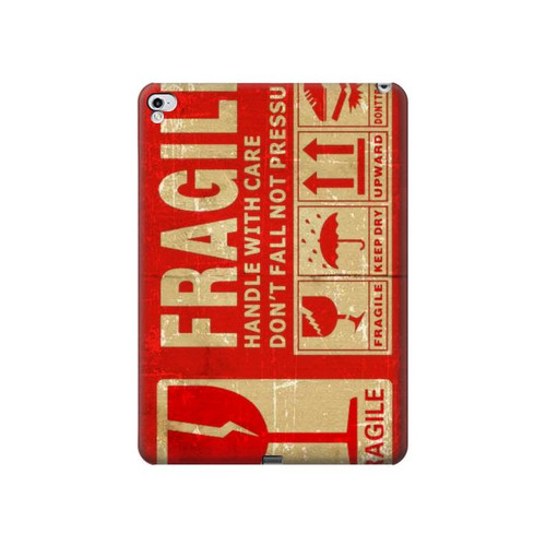S3552 Vintage Fragile Label Art Hard Case For iPad Pro 12.9 (2015,2017)