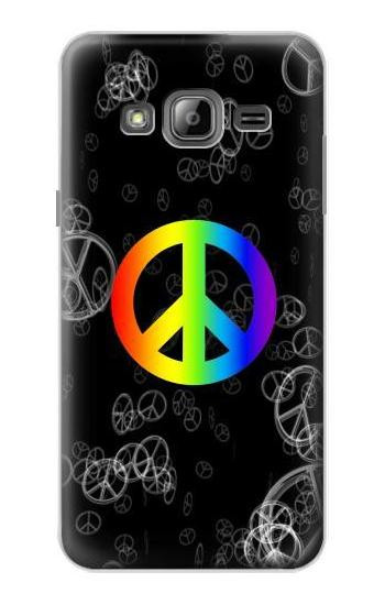S2356 Peace Sign Case For Samsung Galaxy J3 (2016)