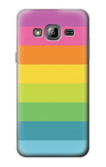 S2363 Rainbow Pattern Case For Samsung Galaxy J3 (2016)