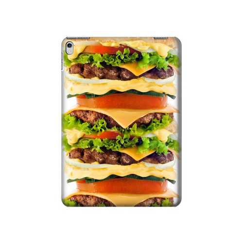 S0790 Hamburger Hard Case For iPad 9.7 (2017,2018), iPad 6, iPad 5