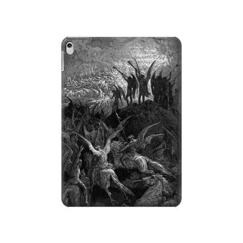 S1026 Gustave Dore Paradise Lost Hard Case For iPad 9.7 (2017,2018), iPad 6, iPad 5