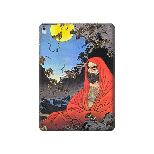 S2234 Zen Master Bodhidharma Yoshitoshi Hard Case For iPad 9.7 (2017,2018), iPad 6, iPad 5