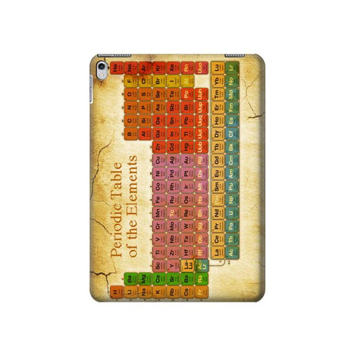 S2934 Vintage Periodic Table of Elements Hard Case For iPad 9.7 (2017,2018), iPad 6, iPad 5