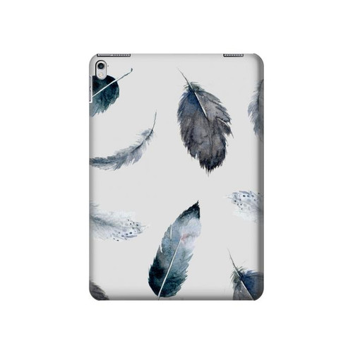S3085 Feather Paint Pattern Hard Case For iPad 9.7 (2017,2018), iPad 6, iPad 5