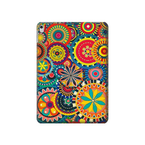 S3272 Colorful Pattern Hard Case For iPad 9.7 (2017,2018), iPad 6, iPad 5