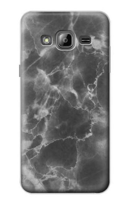 S2526 Black Marble Graphic Printed Case For Samsung Galaxy J3 (2016)