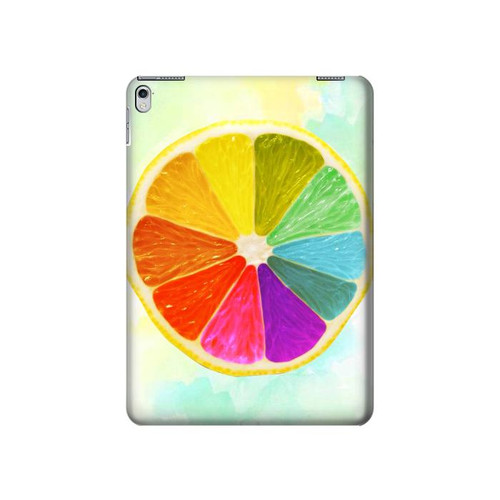 S3493 Colorful Lemon Hard Case For iPad 9.7 (2017,2018), iPad 6, iPad 5
