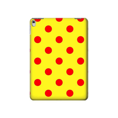S3526 Red Spot Polka Dot Hard Case For iPad 9.7 (2017,2018), iPad 6, iPad 5