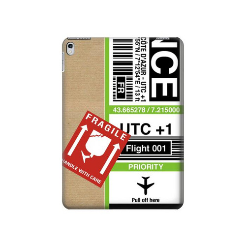 S3543 Luggage Tag Art Hard Case For iPad 9.7 (2017,2018), iPad 6, iPad 5