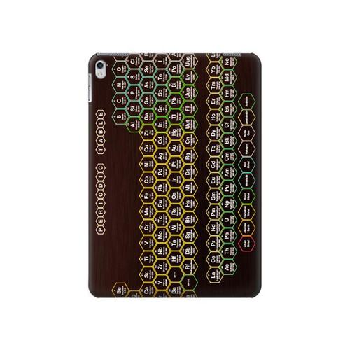 S3544 Neon Honeycomb Periodic Table Hard Case For iPad 9.7 (2017,2018), iPad 6, iPad 5