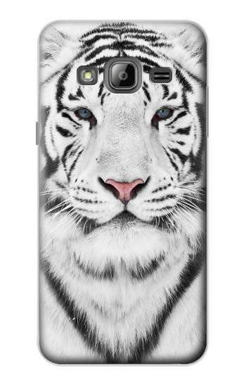 S2553 White Tiger Case For Samsung Galaxy J3 (2016)