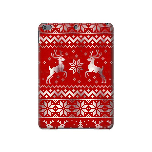 S2835 Christmas Reindeer Knitted Pattern Hard Case For iPad Pro 10.5, iPad Air (2019, 3rd)