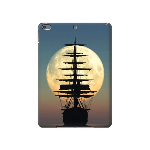 S2897 Pirate Ship Moon Night Hard Case For iPad Pro 10.5, iPad Air (2019, 3rd)