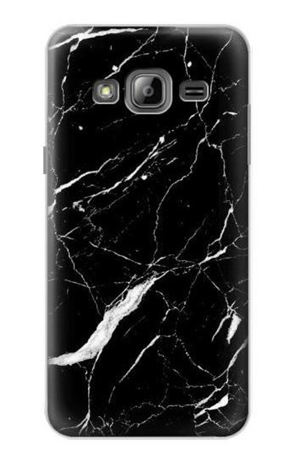 S2895 Black Marble Graphic Printed Case For Samsung Galaxy J3 (2016)