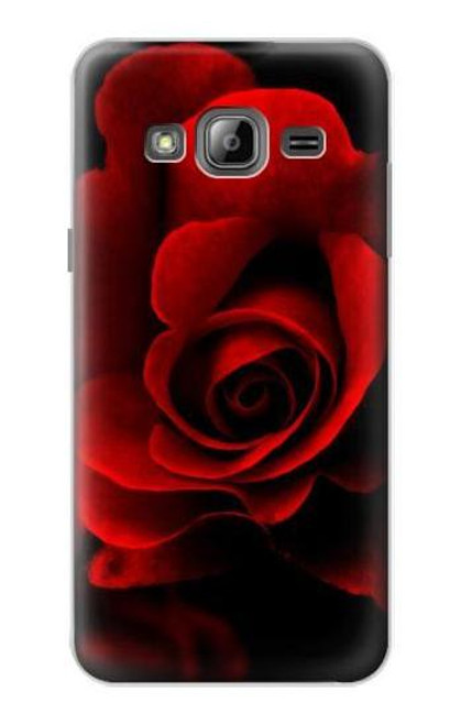 S2898 Red Rose Case For Samsung Galaxy J3 (2016)
