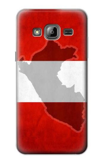 S3018 Peru Flag Case For Samsung Galaxy J3 (2016)