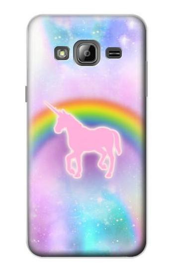 S3070 Rainbow Unicorn Pastel Sky Case For Samsung Galaxy J3 (2016)