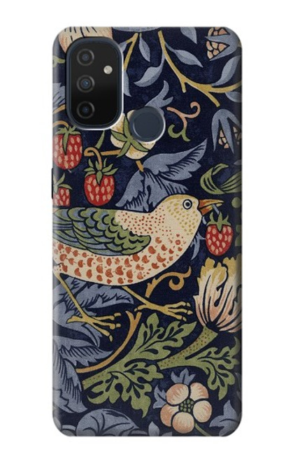 S3791 William Morris Strawberry Thief Fabric Case For OnePlus Nord N100