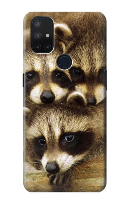S0977 Baby Raccoons Case For OnePlus Nord N10 5G