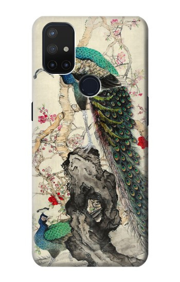 S2086 Peacock Painting Case For OnePlus Nord N10 5G