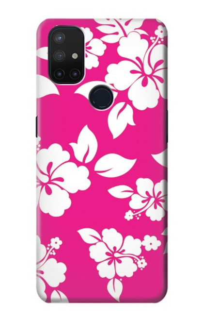 S2246 Hawaiian Hibiscus Pink Pattern Case For OnePlus Nord N10 5G