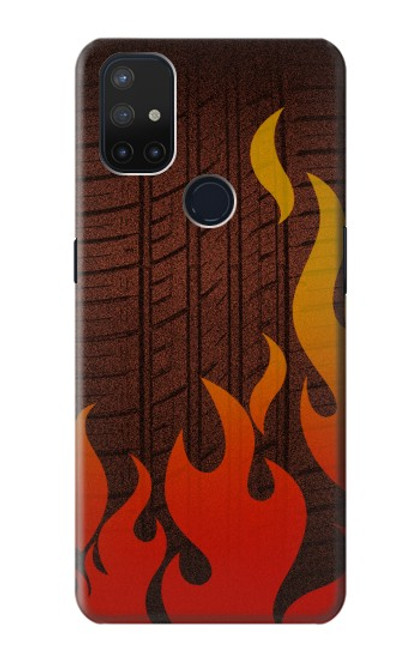S2988 Rally Car Tire Fire Case For OnePlus Nord N10 5G