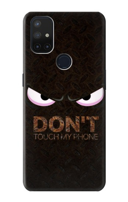 S3412 Do Not Touch My Phone Case For OnePlus Nord N10 5G