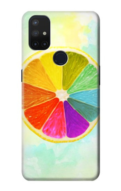 S3493 Colorful Lemon Case For OnePlus Nord N10 5G