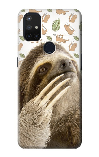 S3559 Sloth Pattern Case For OnePlus Nord N10 5G