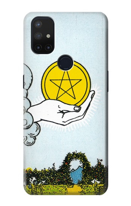 S3722 Tarot Card Ace of Pentacles Coins Case For OnePlus Nord N10 5G