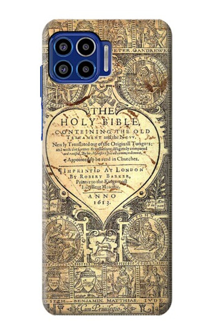 S0330 Bible Page Case For Motorola One 5G