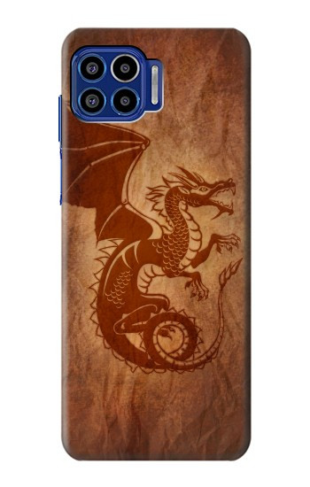 S3086 Red Dragon Tattoo Case For Motorola One 5G