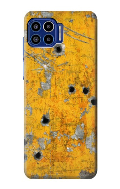 S3528 Bullet Rusting Yellow Metal Case For Motorola One 5G