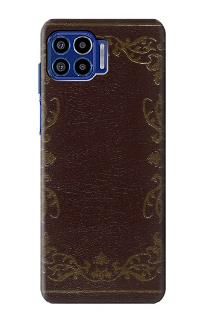 S3553 Vintage Book Cover Case For Motorola One 5G