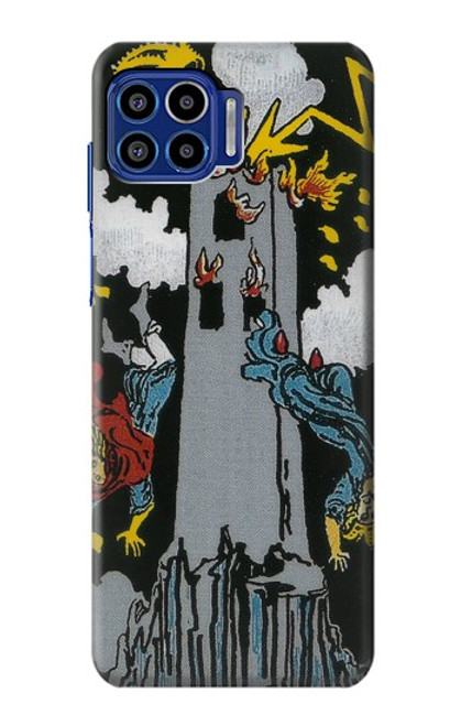 S3745 Tarot Card The Tower Case For Motorola One 5G