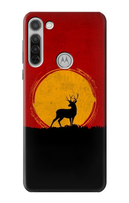 S3513 Deer Sunset Case For Motorola Moto G8
