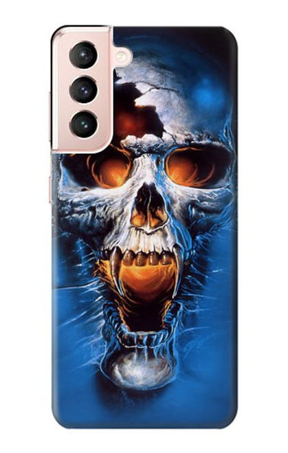 S1462 Vampire Skull Case For Samsung Galaxy S21 5G