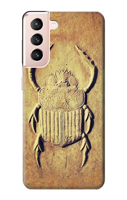 S2401 Egyptian Scarab Beetle Graphic Printed Case For Samsung Galaxy S21 5G