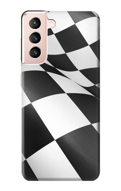 S2408 Checkered Winner Flag Case For Samsung Galaxy S21 5G