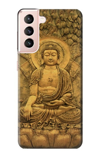 S2452 Buddha Bas Relief Art Graphic Printed Case For Samsung Galaxy S21 5G