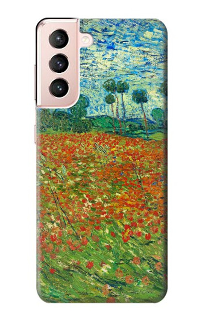 S2681 Field Of Poppies Vincent Van Gogh Case For Samsung Galaxy S21 5G