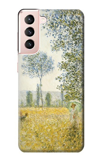 S2682 Claude Monet Fields In Spring Case For Samsung Galaxy S21 5G