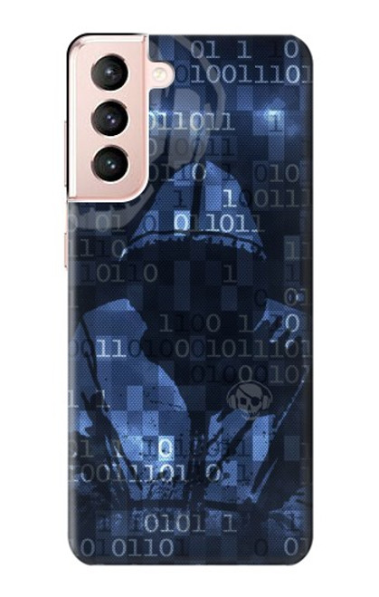 S3431 Digital Code Cyber Hacker Case For Samsung Galaxy S21 5G