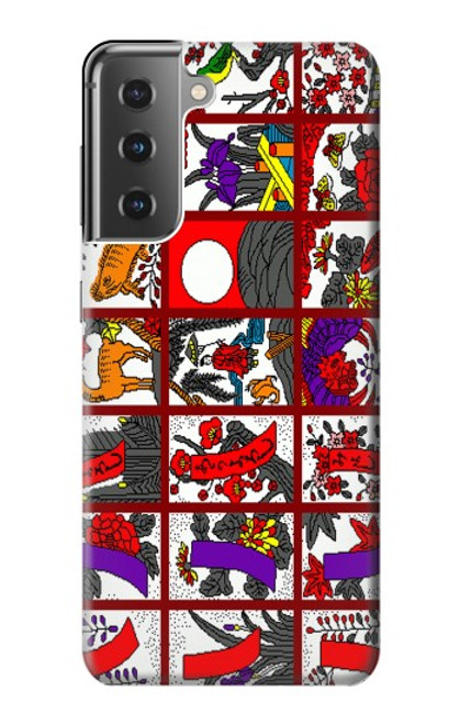 S1923 Hanafuda Japanese Flower Card Case For Samsung Galaxy S21 Plus 5G, Galaxy S21+ 5G