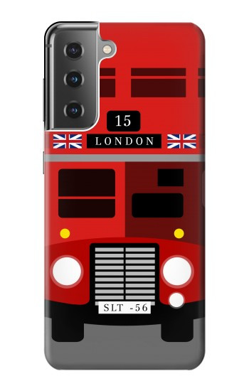 S2058 England British Double Decker Bus Case For Samsung Galaxy S21 Plus 5G, Galaxy S21+ 5G