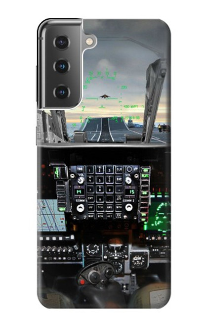 S2435 Fighter Jet Aircraft Cockpit Case For Samsung Galaxy S21 Plus 5G, Galaxy S21+ 5G