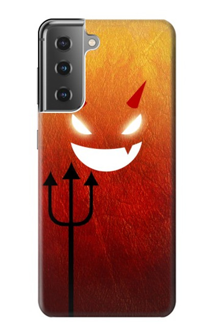 S2454 Red Cute Little Devil Cartoon Case For Samsung Galaxy S21 Plus 5G, Galaxy S21+ 5G