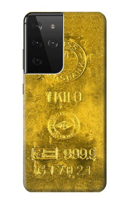 S2618 One Kilo Gold Bar Case For Samsung Galaxy S21 Ultra 5G